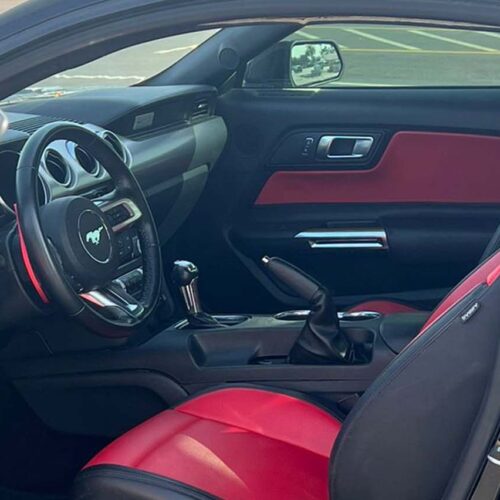 Ford Mustang Black Rent in Dubai