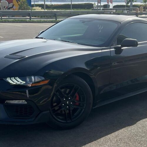 Ford Mustang Black Rental Dubai