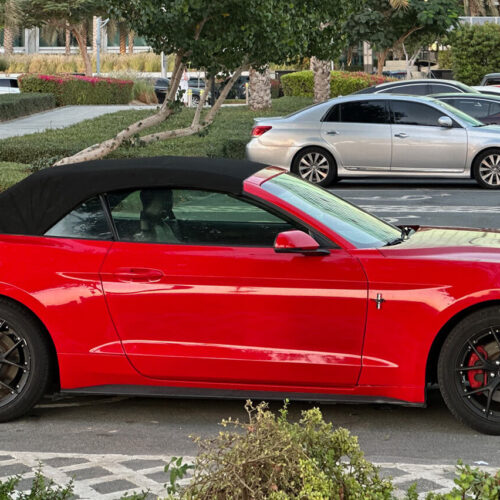 Ford Mustang Convertible for Rent in Dubai