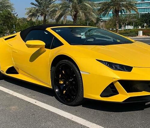 Lamborghini Huracan EVO Spyder Rental Dubai