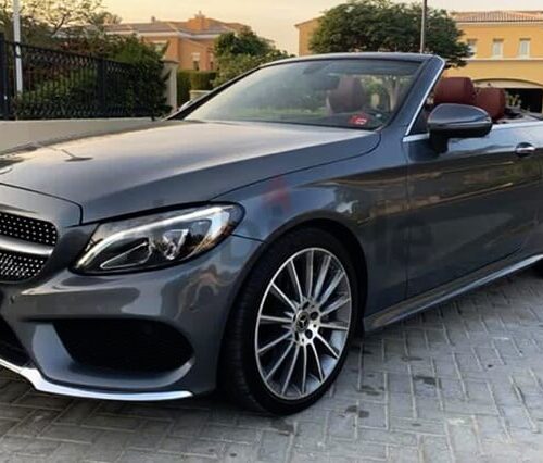 Mercedes C300 Convertible Rent Dubai