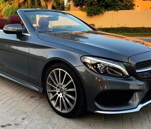 Mercedes C300 Convertible Rental Dubai