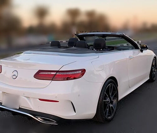 Mercedes E Class Convertible Rent in Dubai