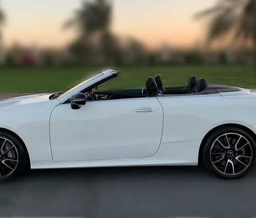 Mercedes E Class Convertible Hire in Dubai