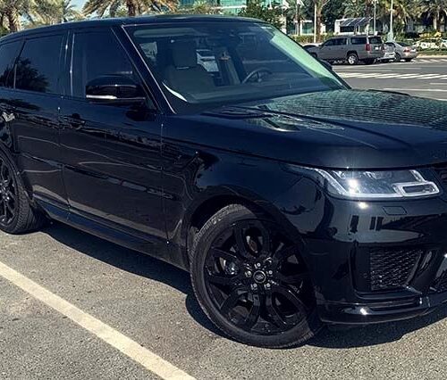 Range Rover Sport 2021 Black Edition Rental Dubai