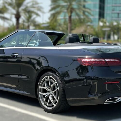 Rent Mercedes E200 Convertible in Dubai