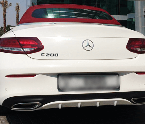 Mercedes C200 Convertible Hire in Dubai